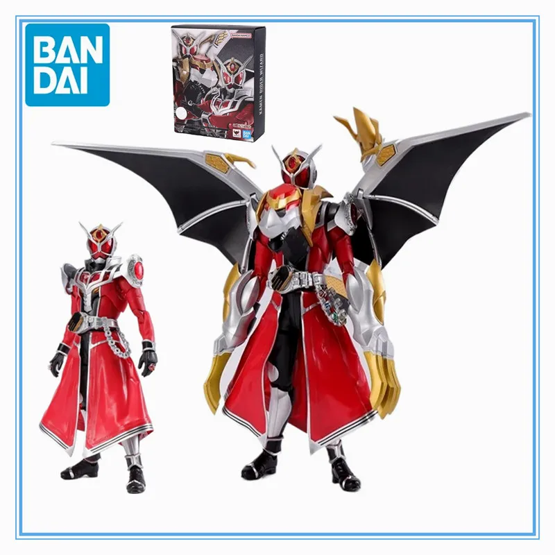 Original Genuine Bandai Anime Kamen Rider WIZARD FLAME DRAGON/ALL DRAGON SHF Model Toys Action Figure Gift Collectible Ornaments