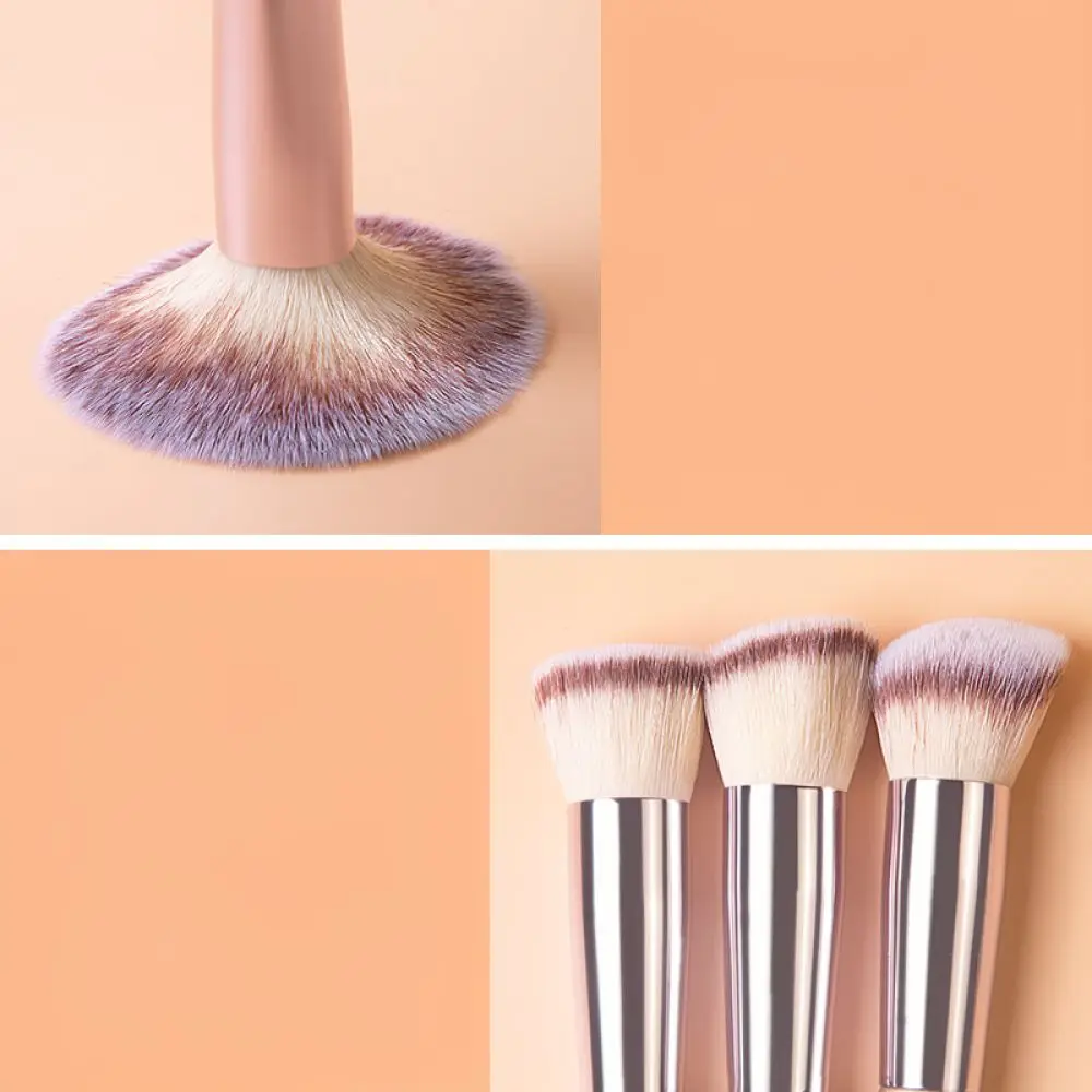 Premium Makeup Brush Collection Synthetic Hair Foundation Eyeshadow Concealer Powder Contour Cosmetic Tool Set Wood Handle