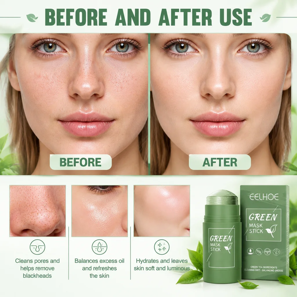 มาสก์หน้าแบบแท่ง กลิ่นชาเขียว  - Green Tea Cleansing Clay Mask บทวิจารณ์และราคา