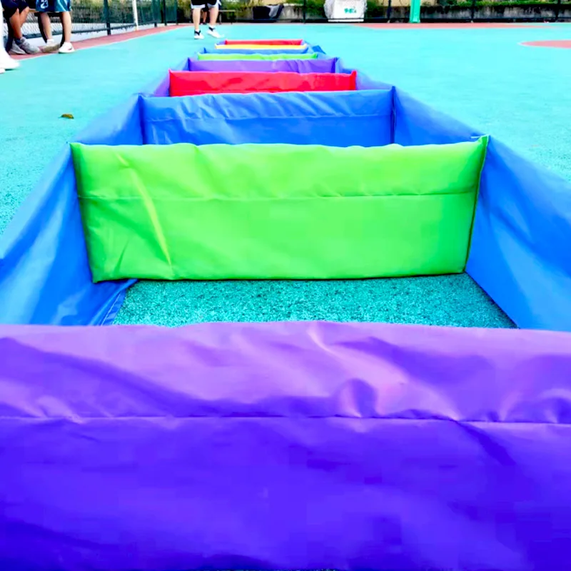 Kindergarten Cloth Magic Train Outdoor Children Crawling and Jumping Outdoor Game Props Sensor Integration Training Equipment