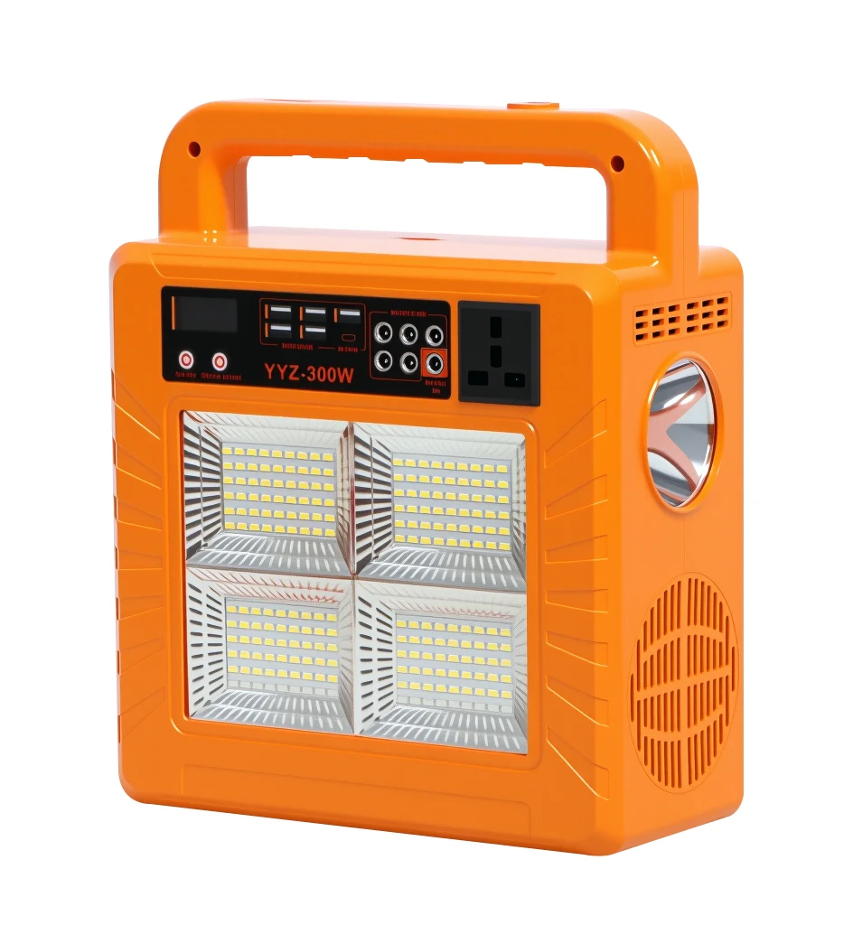 300W Lithium Solar Generator, Rechargeable Portable Power Station, MPPT Design for Laptop Camping Emergency Use