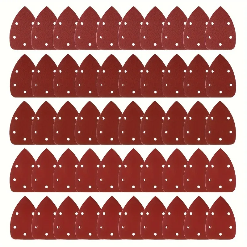 

50 шт. шлифовальной бумаги с 5 отверстиями в форме мыши — получите профессиональные результаты с зернистостью 40, 80, 120, 180 и 240!