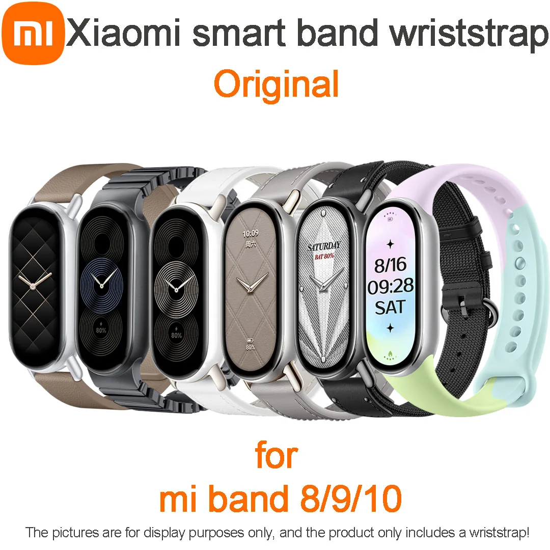 

Оригинальный браслет Xiaomi Smart Band 10, съемный красочный модный аксессуар, совместимый с mi Band 8 mi Band 9