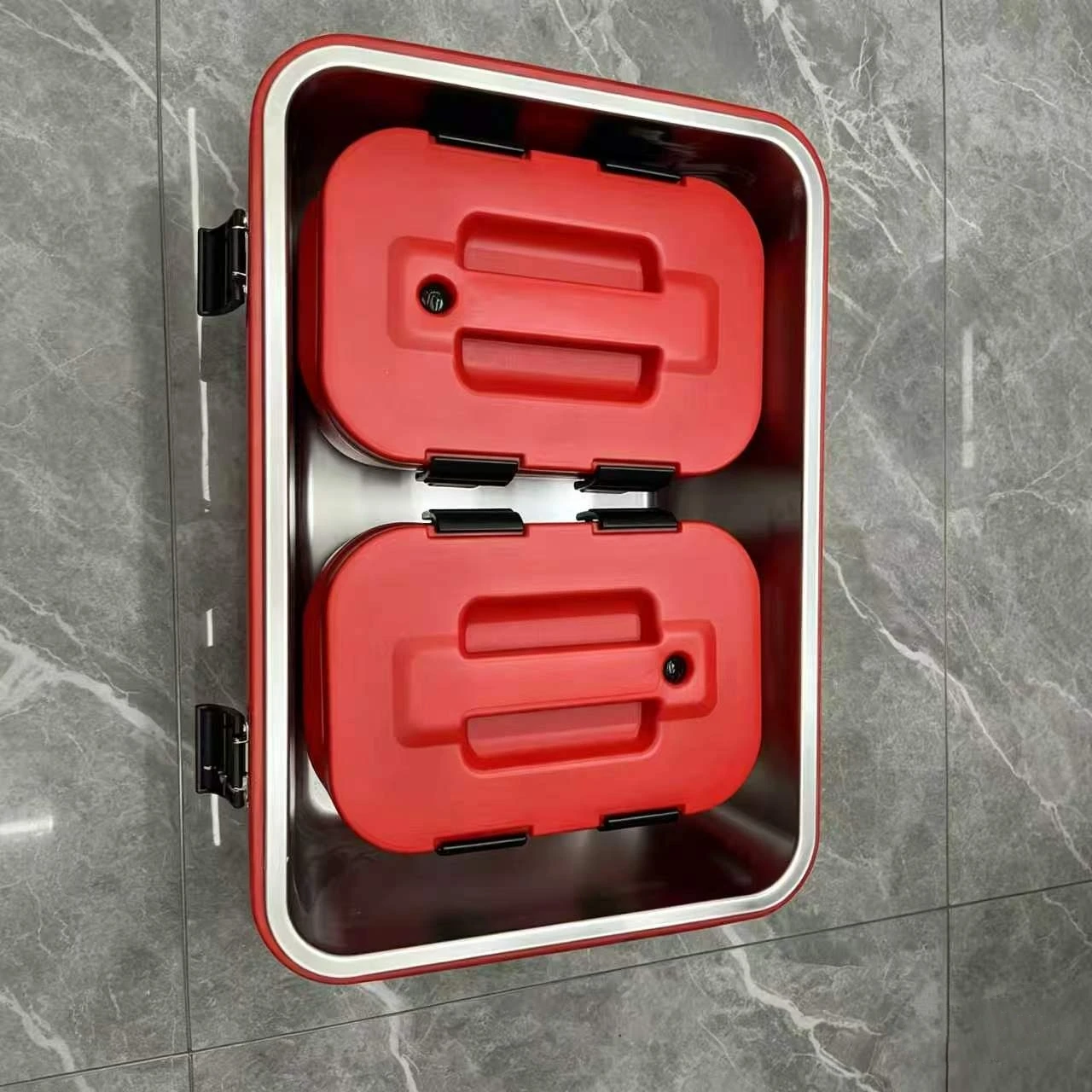 Heavy Duty 10L 20L 30L 40L Rectangular Food Storage 4 Pcs Set Stainless Steel Insulated Container Keep Cold Keep Warm