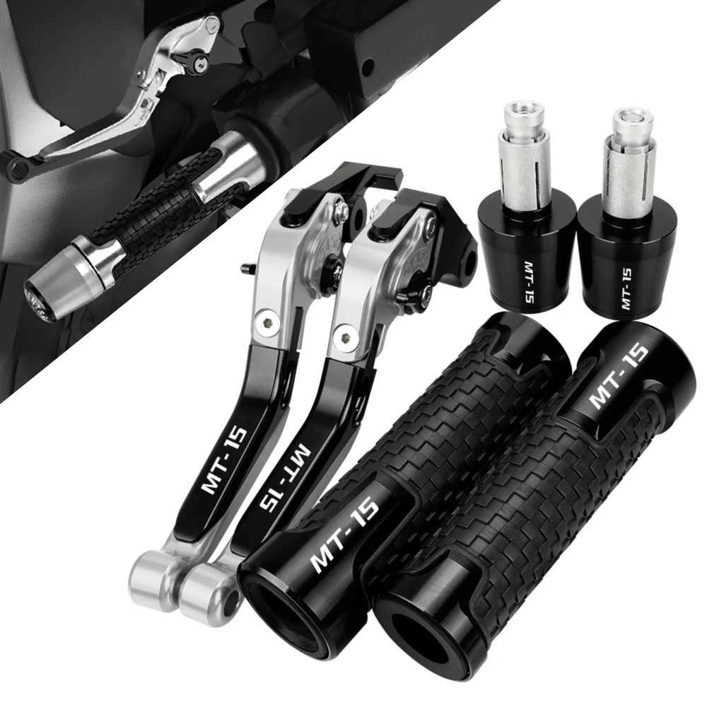 

For YAMAHA MT15 MT 15 MSLAZ Z150 2005-2023 Motorcycle Accessories Extendable Adjustable Brake Clutch Levers Handlebar Grips Ends