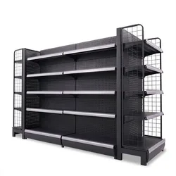 Customized Metal Shelf Department Store Display Racks Market Shelves Shop Racking for Groceries and Snacks