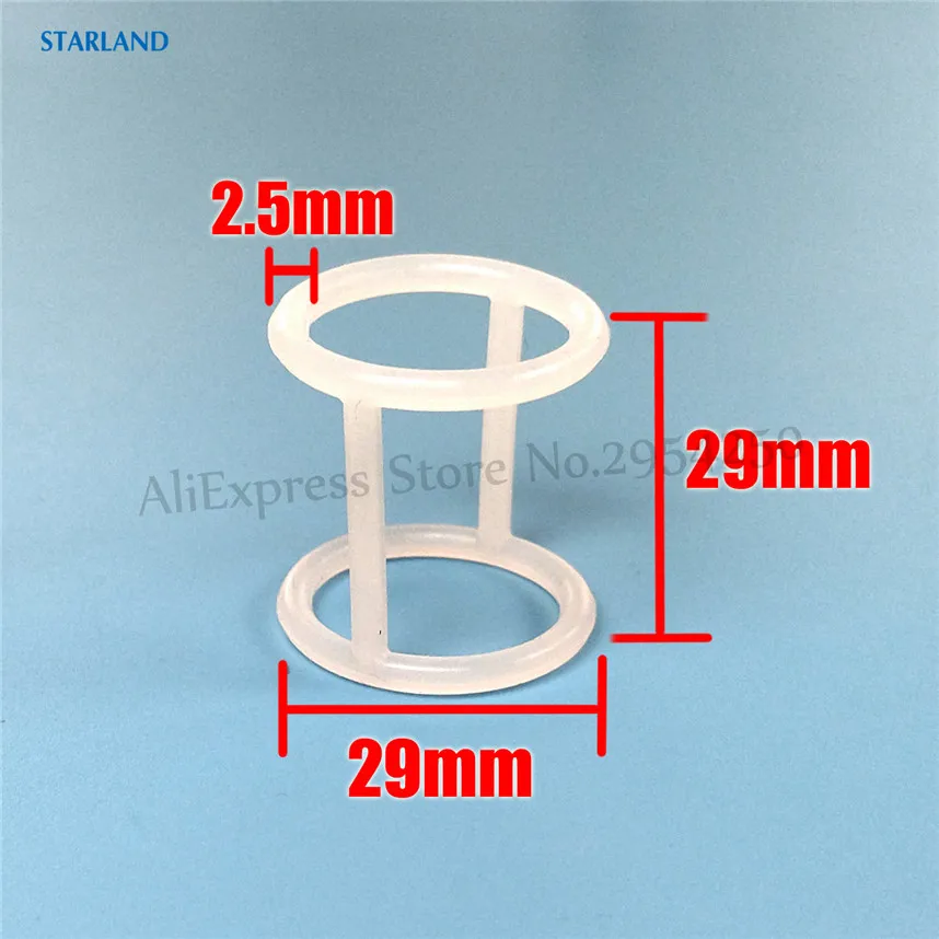 Componentes de anillo de sellado blanco de 9 piezas para helado BQL, pieza de repuesto para accesorios de máquina de helado de servicio suave