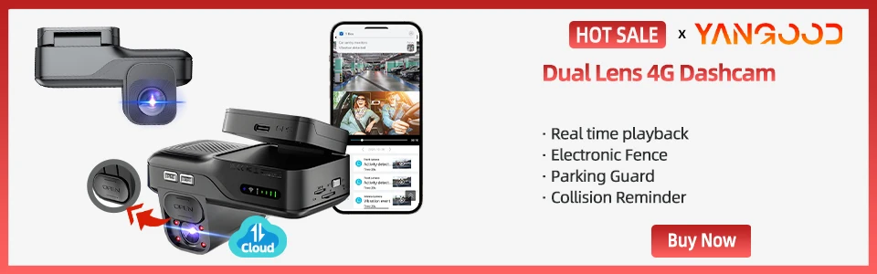 ACCEO 4K Auto-Dashcam Vorne mit Nachtsicht, GPS, WLAN, 24-Stunden-Parkvideoaufzeichnung, Loop-Aufnahme, Auto-Blackbox – Detail 3