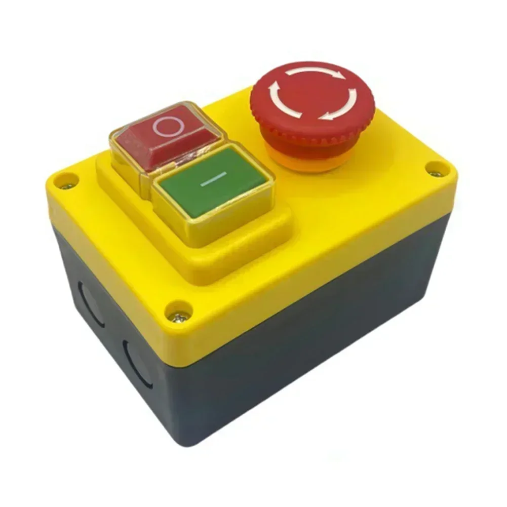 KJD17D Electromagnetic Push Button Switch 250V Self-Locking Emergency-Stop For Industrial Equipment And Heavy Duty Electrical