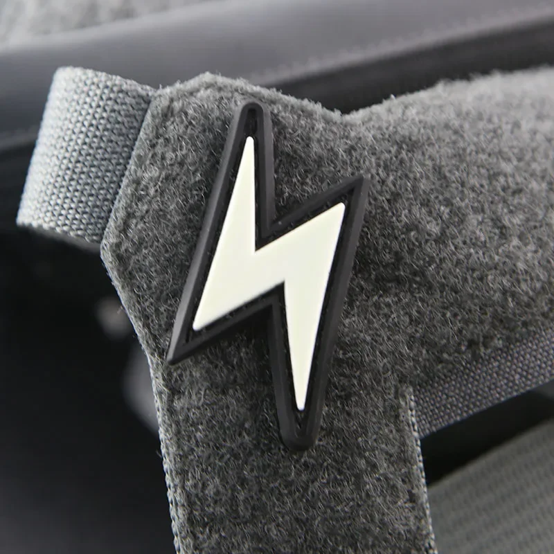 Parche táctico PVC emblema de moral con velcro gancho para uniforme - imagen 2