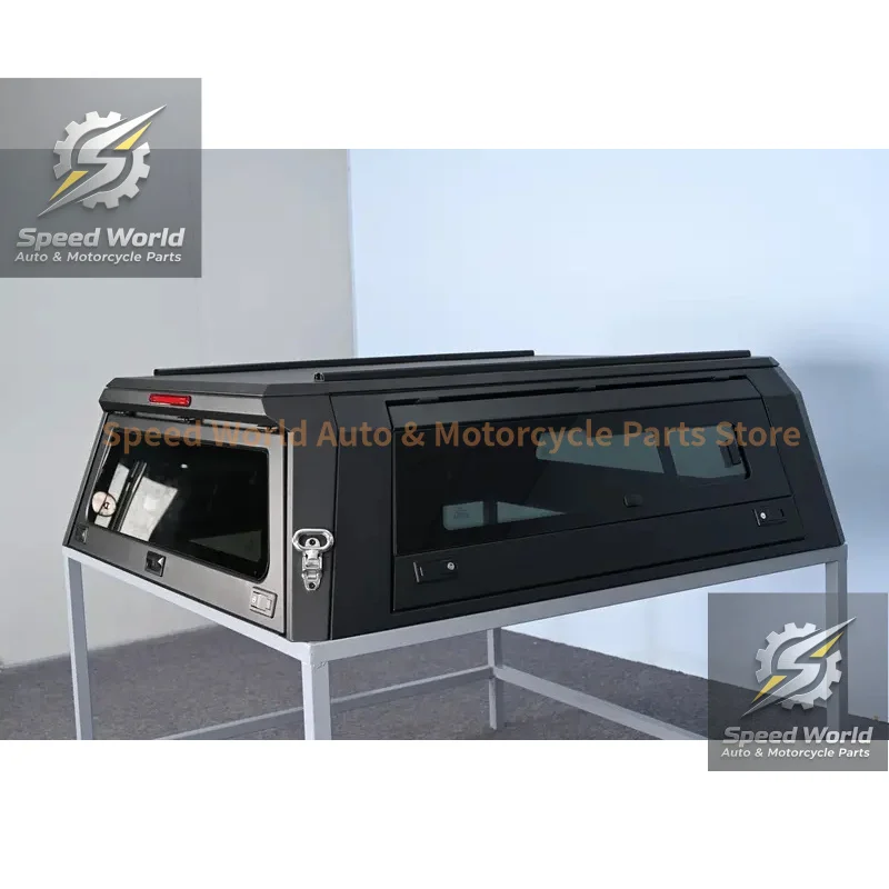 Camper Truck Topper Bed Cap Aluminum Hardtop Pickup Canopy For SILVERRADO 1500 5.8FT 4