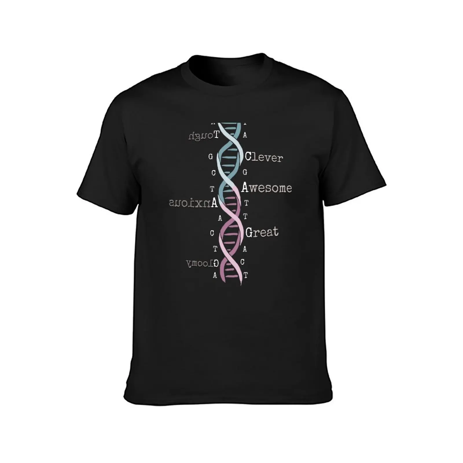 DNA - Awesome Genome Funny Science Genetics Birthday Gift T-Shirt graphics anime clothes mens t shirts