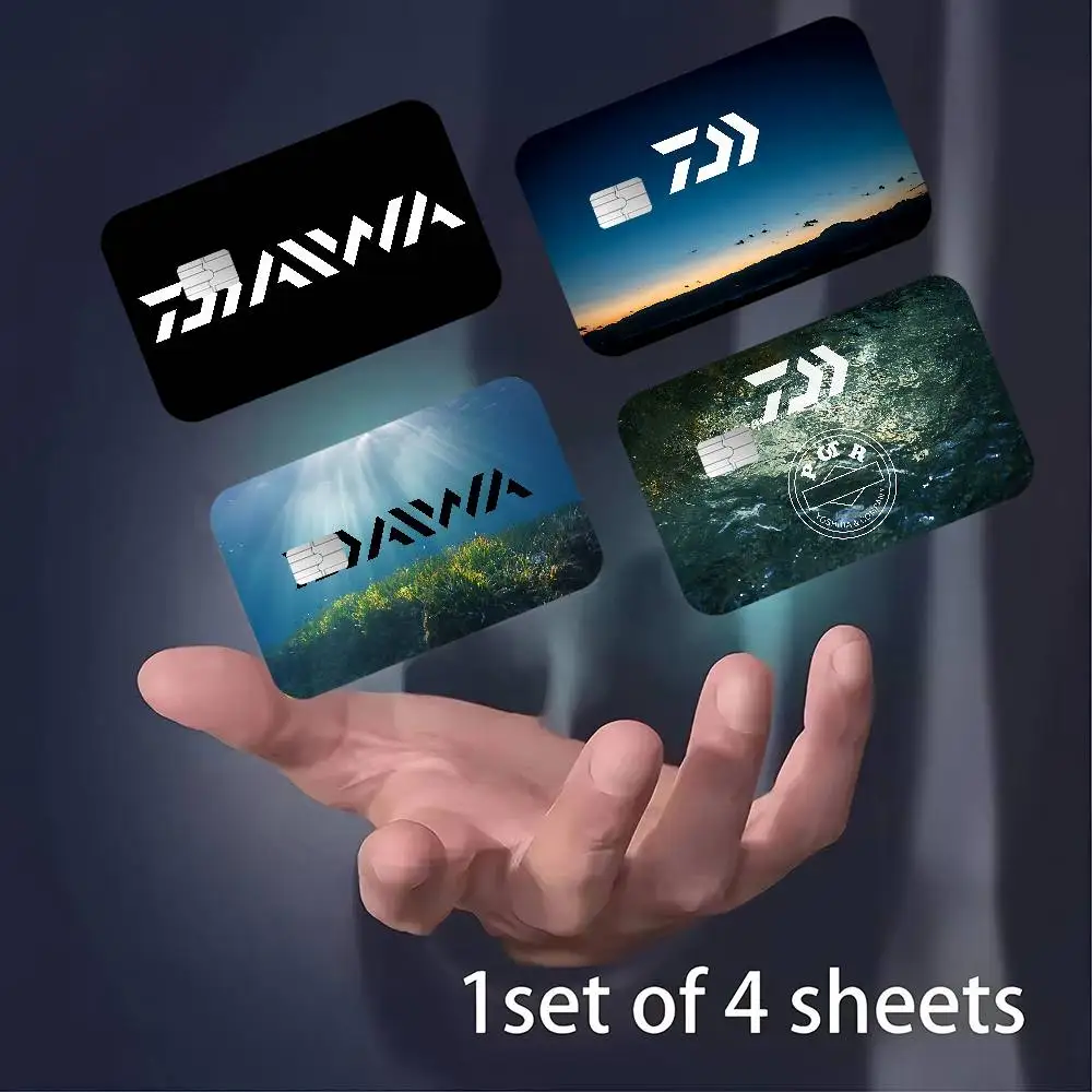 D-Daiwa Fishing 100% Hot Sale Amine Credit Debit Bank Card Bus Card Film Skin Sticker