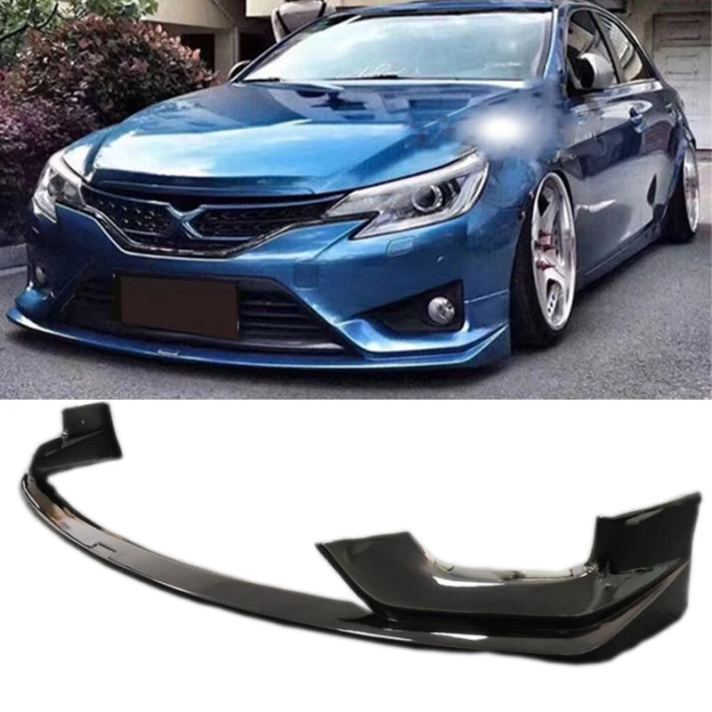 For Toyota Markx ABS Front Bumper Splitter Lips Diffuser Anti-Collision Body Kit Accessories 2013 2014 2015 Year