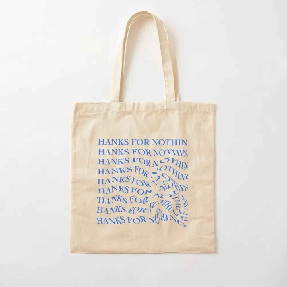 

Thanks for nothing design Tote Bag eco bag folding custom canvas bag Women's beach bags Gift