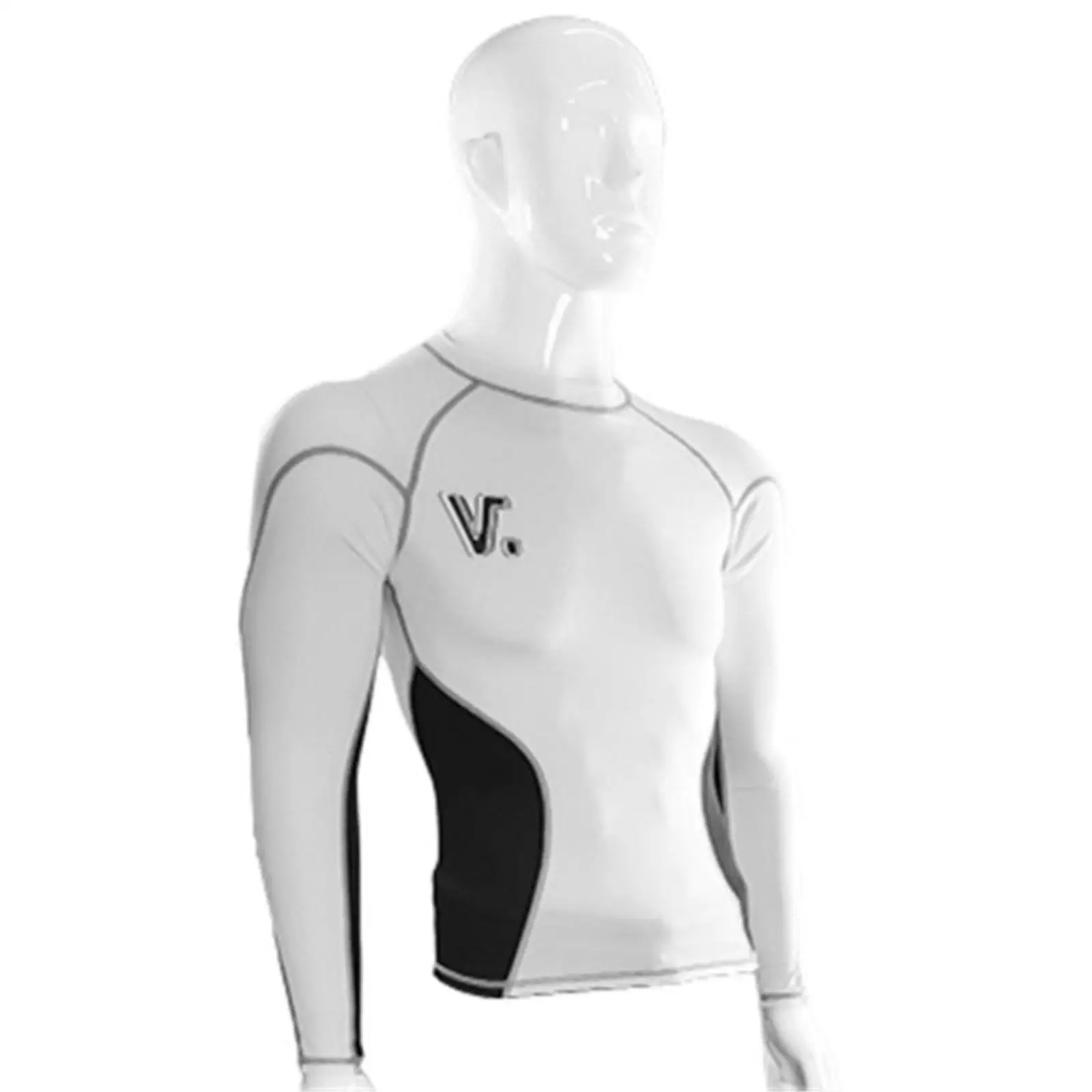 Men Blocking Rash Guard Swim Shirt Breathable Quick Dry Sunscreen Clothing for Diving Surfing Pool Summer Outdoor Wear