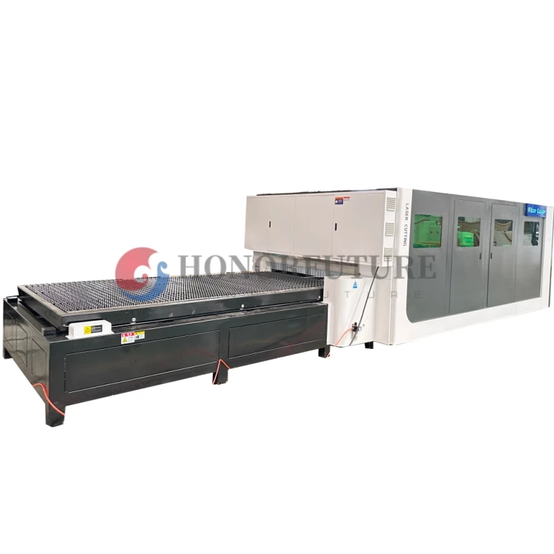 Full Enclosed 3015 3000W Max Laser Source Metal 3KW Fiber Laser Cutting Machine Price Aluminum Profile Cutting Machine Automatic