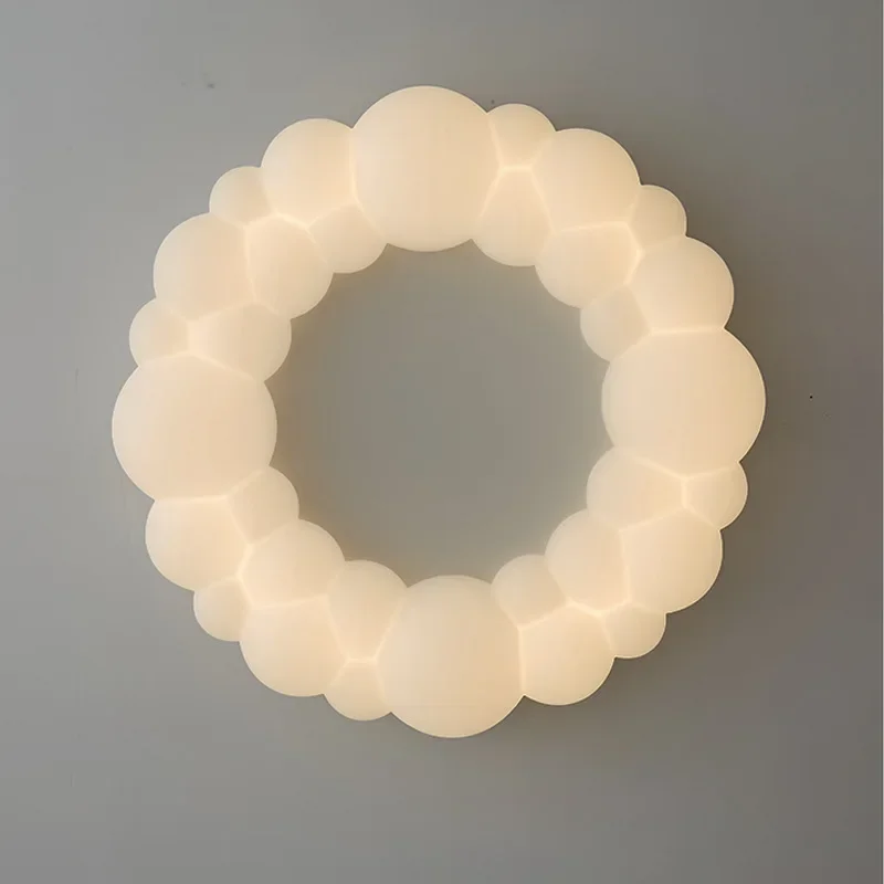 Creatieve Melkachtige Wolk Kroonluchter Witte Wolk Hanglamp Voor Slaapkamer Woonkamer Winkel Decor Led Kinderkamer Plafondlamp Armaturen