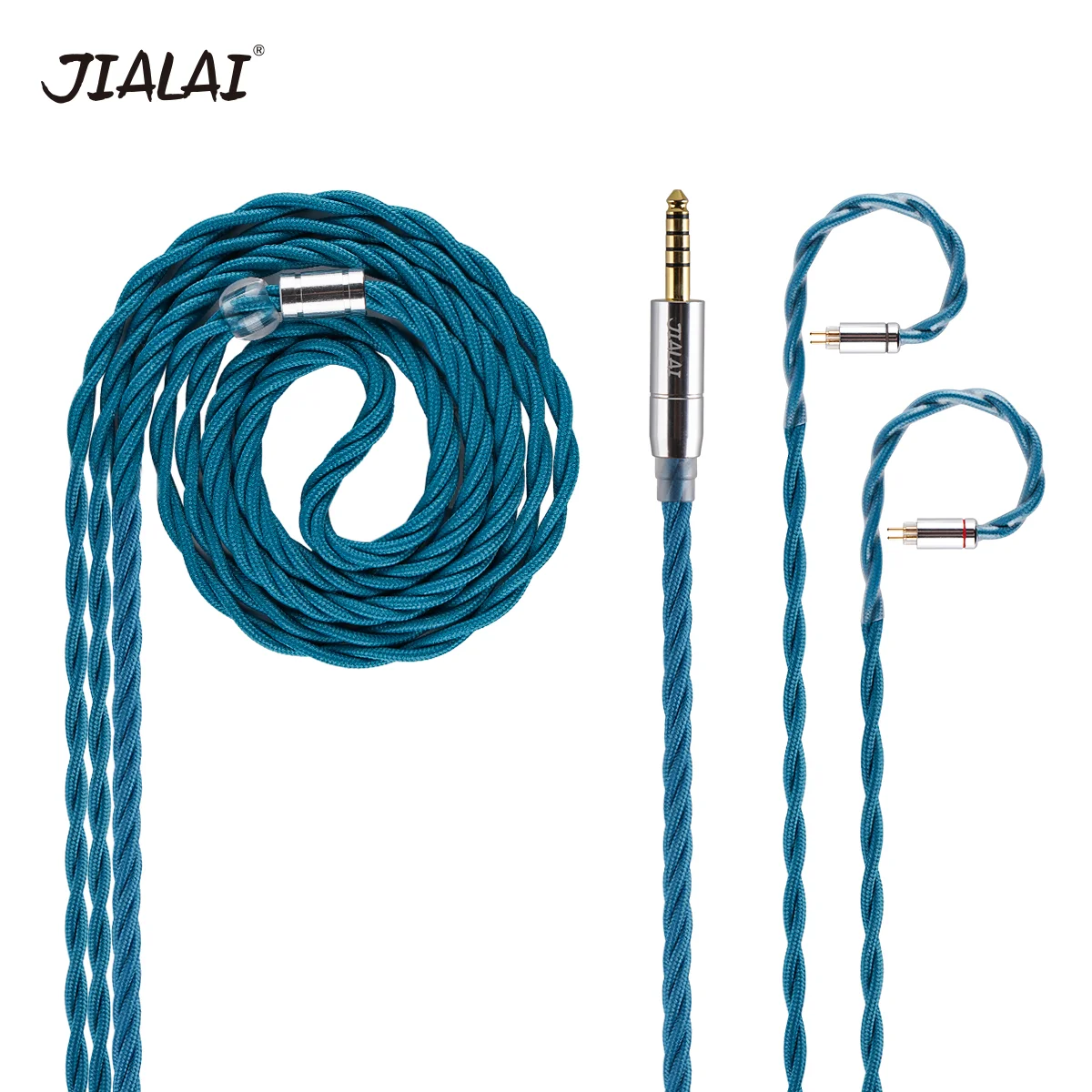 JIALAI AzureBay Multi-material Mixed HiFi IEM 0.78 2Pin Upgrade Replace Audiophile Earphone Cable for Carat MK4 S12 Pro Hexa DB2