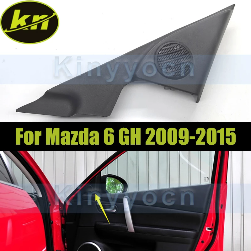 

Car Door Mirror Trim Tweeter Speakers Panel Cover For Mazda 6 GH 2009-2015 Triple-cornered Treble Horn Cover