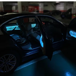 Luce ambientale F30 Striscia decorativa a LED per porta bicolore, luce ambientale BMW applicabile alla BMW Serie 3 importata