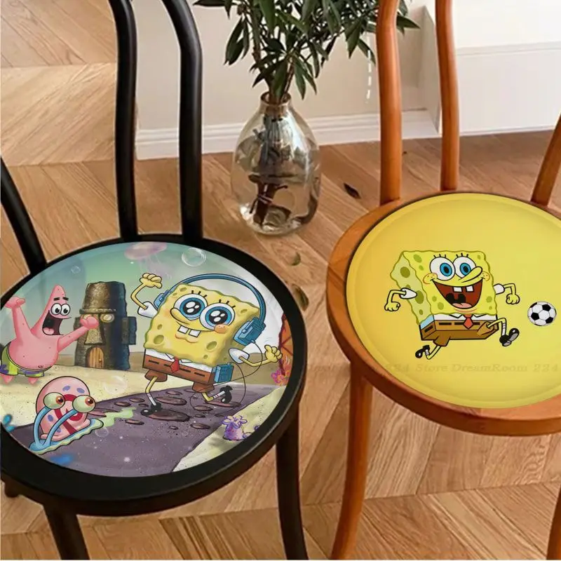 Cartoon S-Spongebobs Cushion Modern Minimalist Style Meditation Cushion Stool Pad Dining Tatami Anti-Slip Sofa Decor Tatami