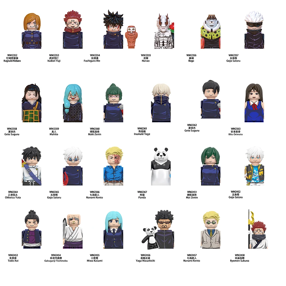 Anime Movie Figures toys WM6139 WM6140 WM6149 WM6200 WM6201 WM6202