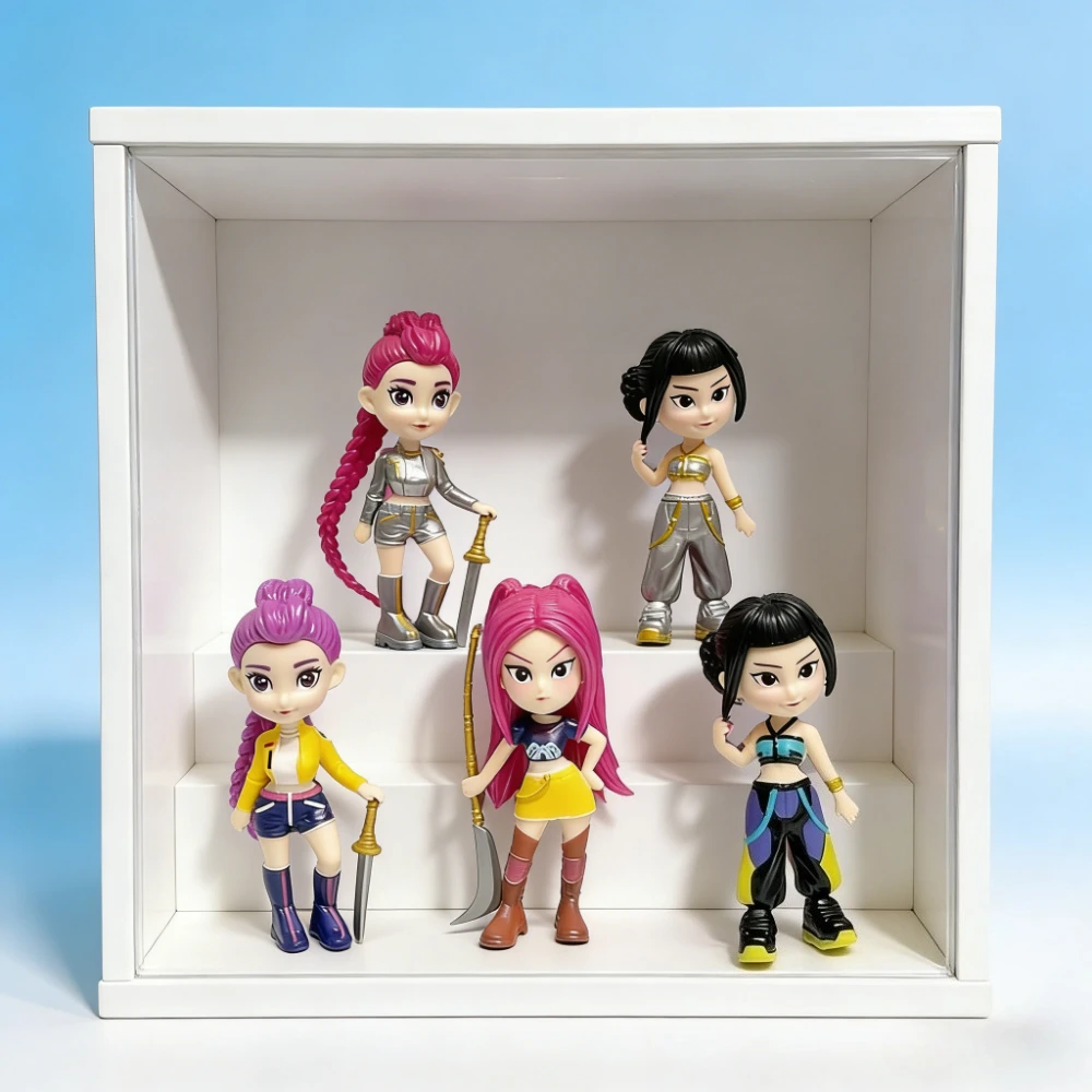 2026 핫 애니메이션 헌터 인형 비닐 장난감 루미 미라 조이 캐릭터 비닐 마스크 블라인드 박스 장식품 크리스마스 선물