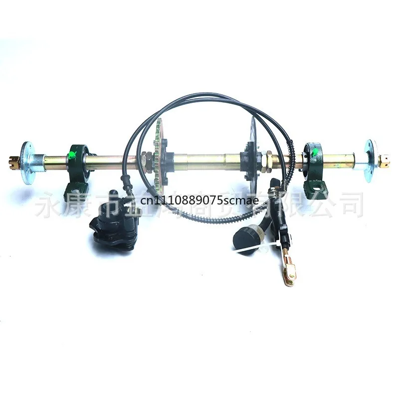 DIY homemade four-wheel kart 61-74CM5 bold rear axle accessories modified bearing seat disc brake disc 5 inch foot brake