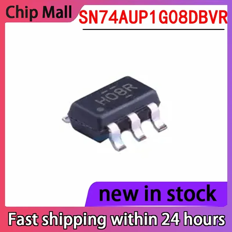 10PCS New SN74AUP1G08DBVR SOT23-5 Screen Printed H08R Low-power Single Channel 2-input Forward AND Gate