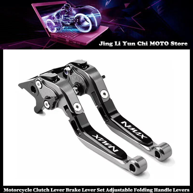 

Motorcycle CNC Adjustable Folding Extendable Brake Clutch Levers Handle For YAMAHA NMAX155 2015-2023 NMAX 155