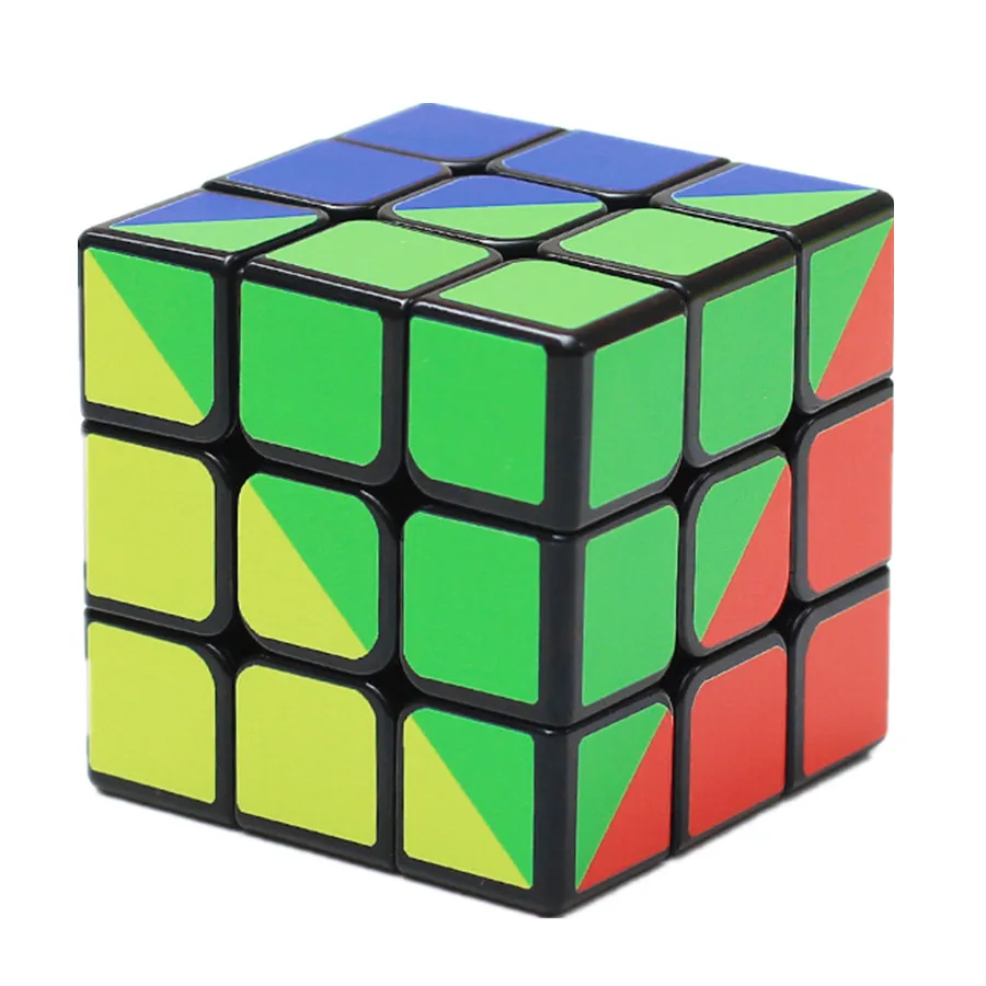 3x3 Regenbogen Würfel Vier Farben 3x3x3 Zauberwürfel Bildung Lernen Cubo Magico Spielzeug Für Kinder – Detail 5