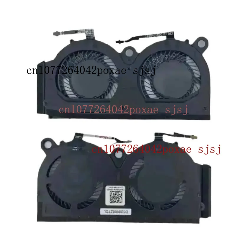 

SJ 0DHK6M Laptop Fan for Notebook PC Cooler Radiator, DHK6M DC28000ZTDL ND55C0E-21H20 BN8505S5H-000P DC28000ZTUO DC5V
