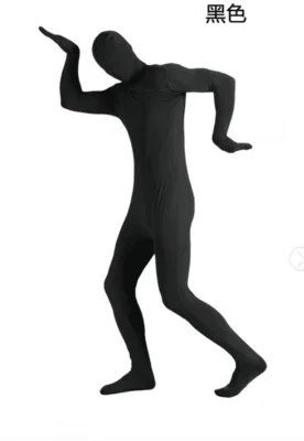Strakke oranje bodysuit Halloween Zentai cosplay kostuum carnaval volledig pak lichaam vrouwen mannen kinderen huid jumpsuit groene podium panty