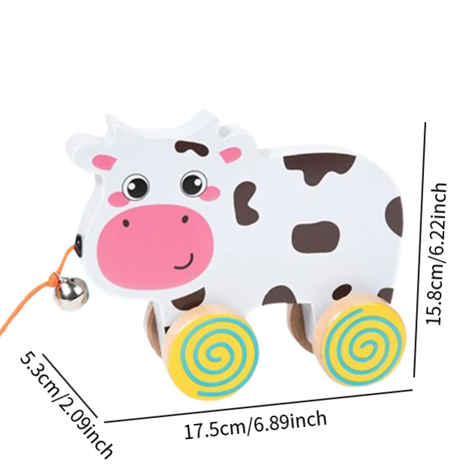 ของเล่นไม้เดินดึงของเล่นแฮนด์เมดของเล่นพัฒนาการของเล่นมอนเตสซอรี่ของเล่นสำหรับชายหญิงเด็ก 1 2 3 4 ปีเด็ก