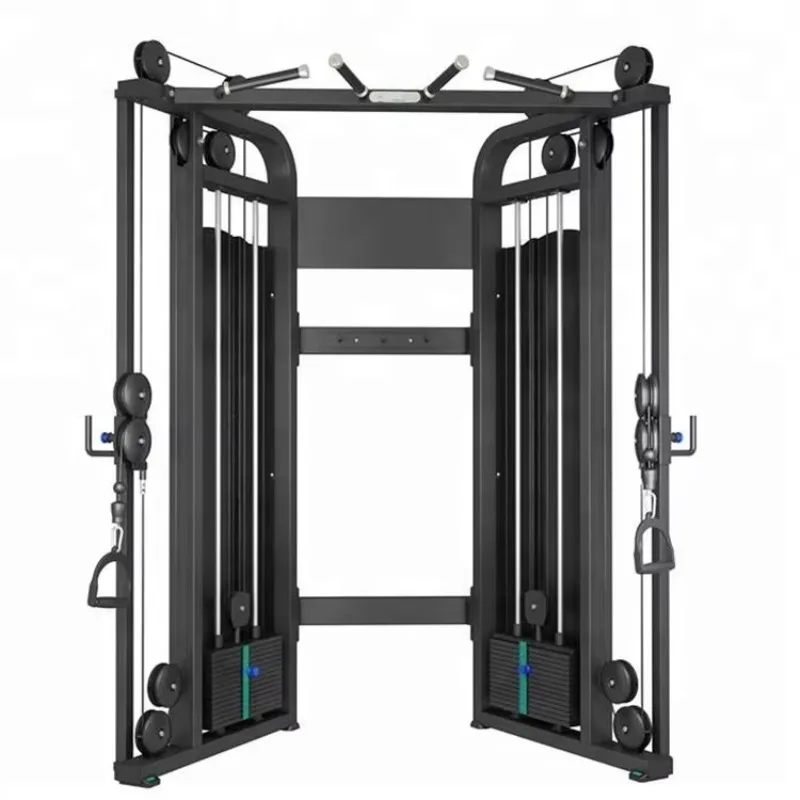 Commercial Gym Equipment Fitness Dual Functional Trainer Machine / Cable Crossover
