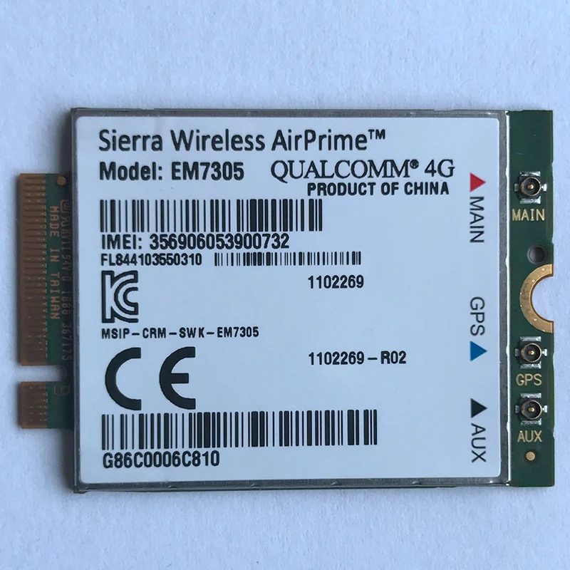 Best-Sierra Wireless EM7305 4G M.2 NGFF 100M LTE WWAN Card، وحدة بطاقة الشبكة 4G