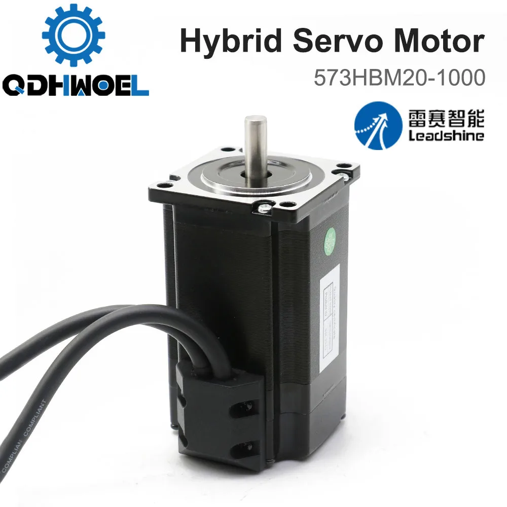 

QDHWOEL Original Leadshine 573HBM20-1000 2.0N.m (283 Oz-In) 3 Phase NEMA 23 Easy Servo Motor with 1000-Line Encoder