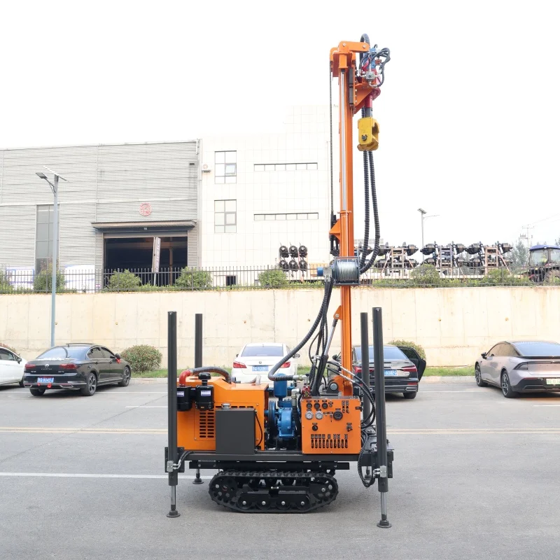 Customized High Speed Wheeled Rotary Unit 200M Precise Angle Efficient Alert Deep Water Well Drilling Rig