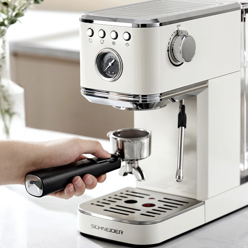 Cold & hot dual extraction coffee machine Italian style semi-automatic coffee machine Small mini espresso machine for home use