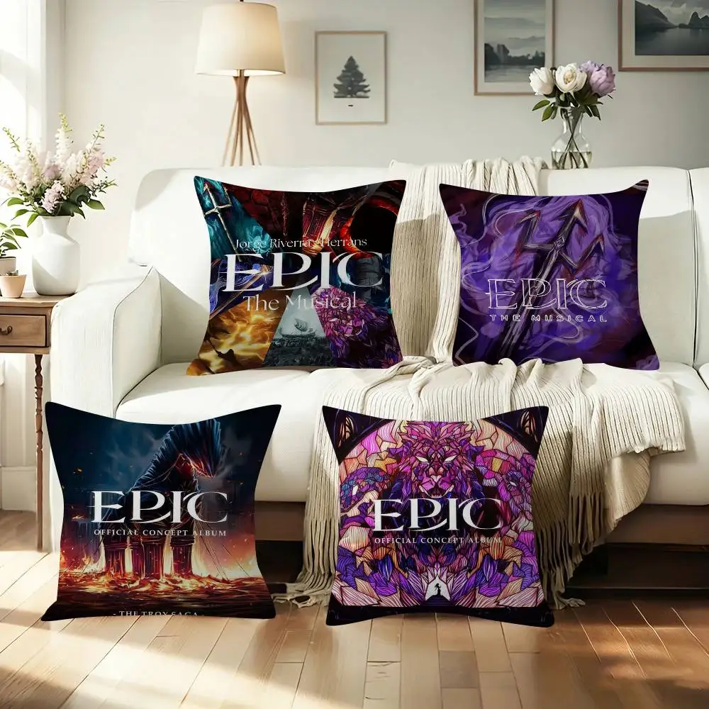 FUN E-Epic The M-Musical    Cushion Cover Pillowcase Upholstery Sofa Throw Pillow Home Decor Pillowcas