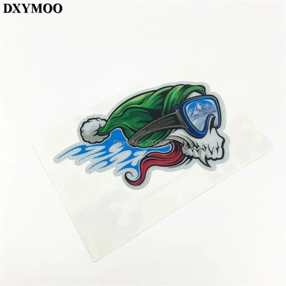 3 sizes Outdoor Sports Skiing Glass Skateboard Car Sticker Window Fish Tank Decal Vinyl Tape 3M H3562