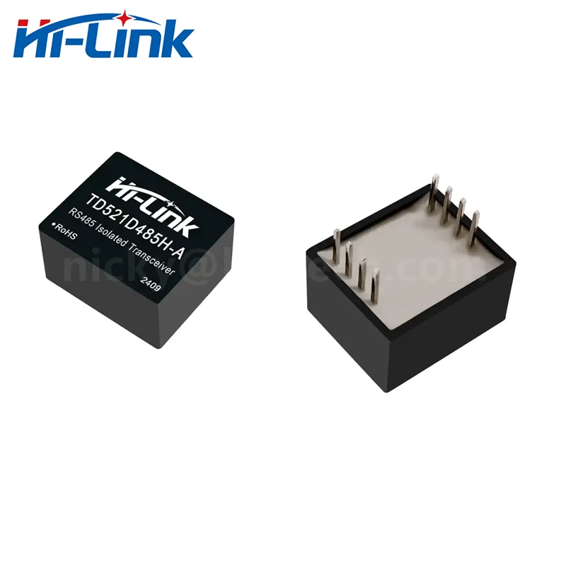 Hi-Link ใหม่ความเร็วสูงการสื่อสารแยกโมดูลอินเทอร์เฟซ TD521D485H-A เดี่ยว Auto Transceiver RS485