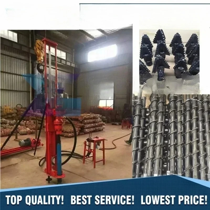 

Manual Down Hole Drilling Rig Equipment China Supplier Dth Rotary Drill Head Hydraulic Portable DTH Water Well Drilling Rig