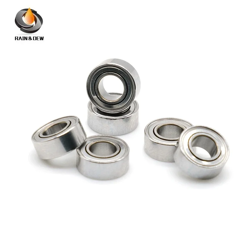 

4PCS SMR105ZZ CB Stainless Steel Hybrid Si3N4 Ceramic Balls Bearing SMR105ZZ CB 5X10X4 mm ABEC-7 Brings MR105Z SMR105 ZZ Z