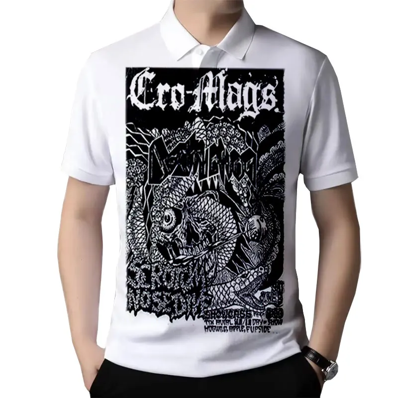 Cro-Mags Rock 3D Printed  Fashion Casual Shirts Men's /Women's  Short Sleeves Loose Breathable Tennis Shirts