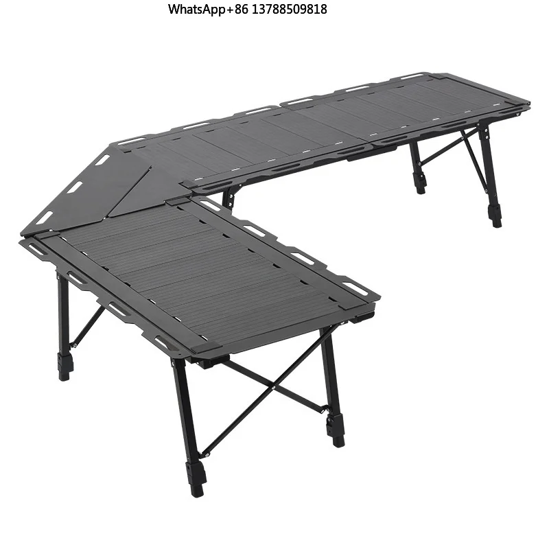 NB FAVOUR  Camping Table Aluminum Alloy Height Adjustable Picnic Module Multi-Functional  Table Outdoor Table
