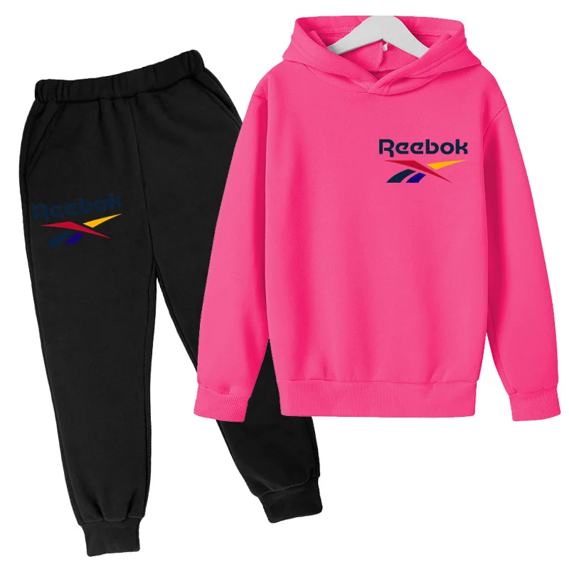 Kinder Herbst Winter Hoodie Junge Mädchen 3-12 Jahre Buchstaben-Print Kleidung Lässiges Oberteil+Hose 2-teiliges Marken-Sportmantel Jogging-Set Kindergeschenk – Detail 17