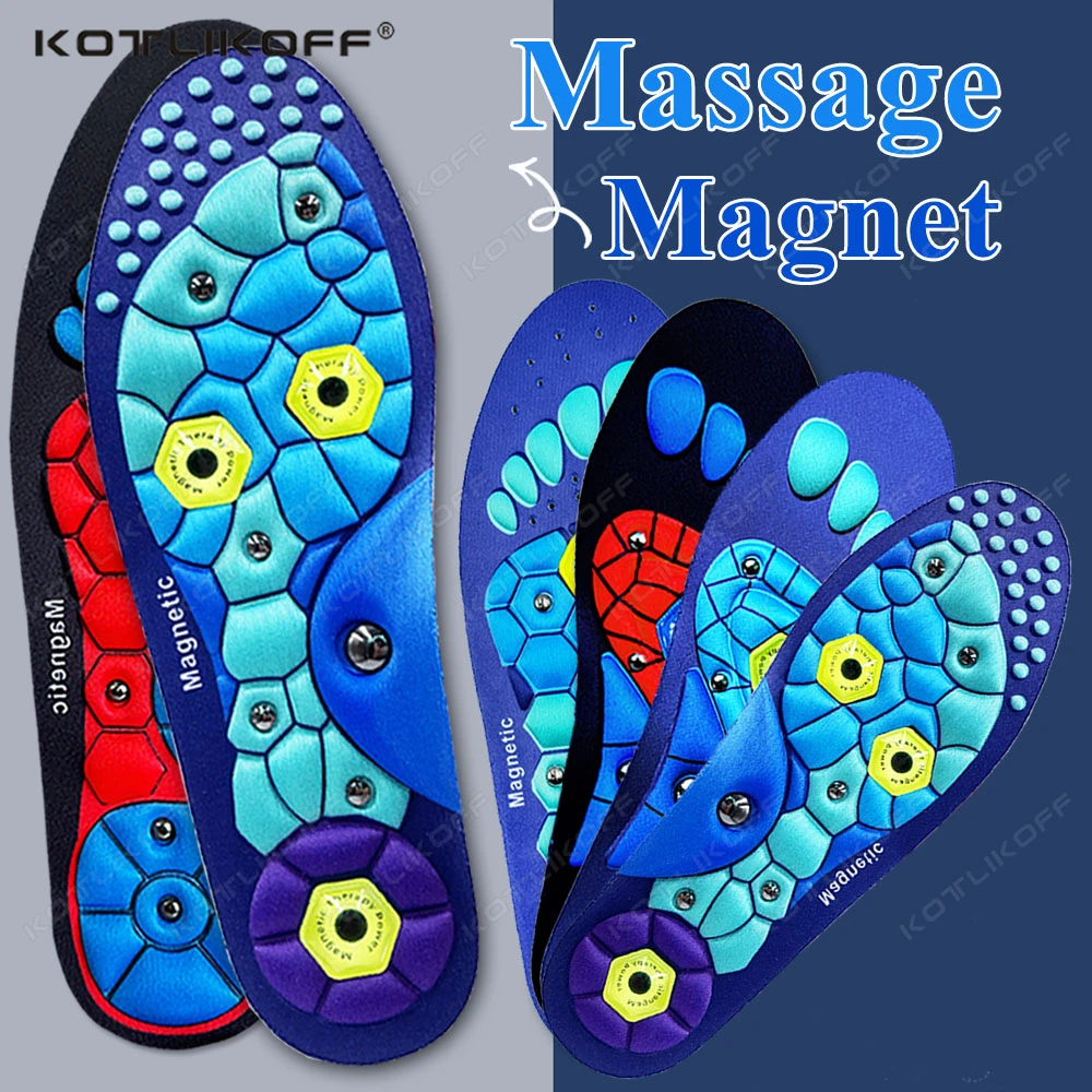 Unisex Magnetische Therapie Sport Einlegesohlen Akupressur Massage Arch Support Abnehmen Gewichtsverlust Anti-Müdigkeit Gesundheitspflege Pads
