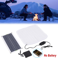 12V 50W Solar Panel Power Electric Heating Pad for Winter Outdoor Camping Portable Chair Warmer Pet Heater 2 speed Adjustable